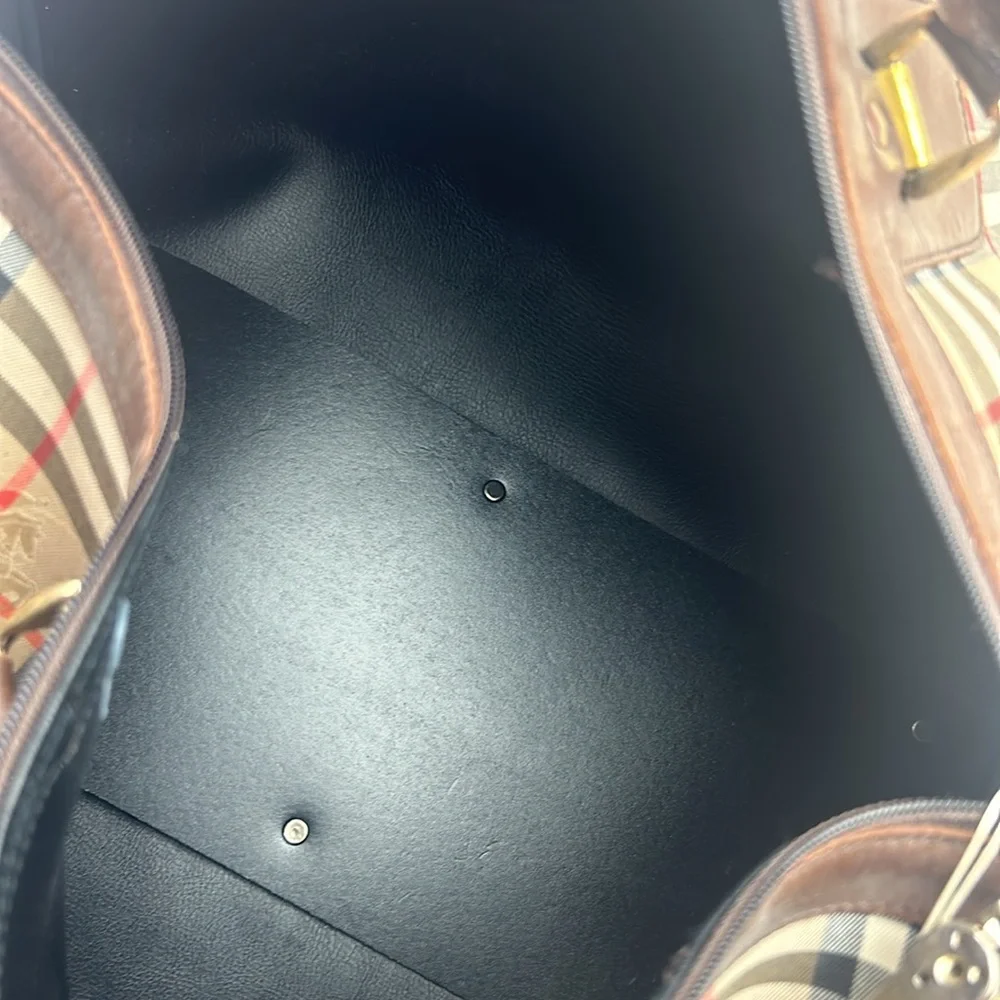 Burberry House Check Boston Bag